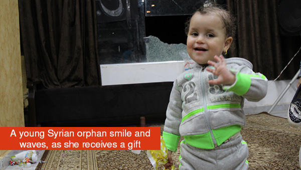 Orphan smiling