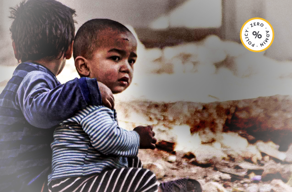 Newly displaced syrian families