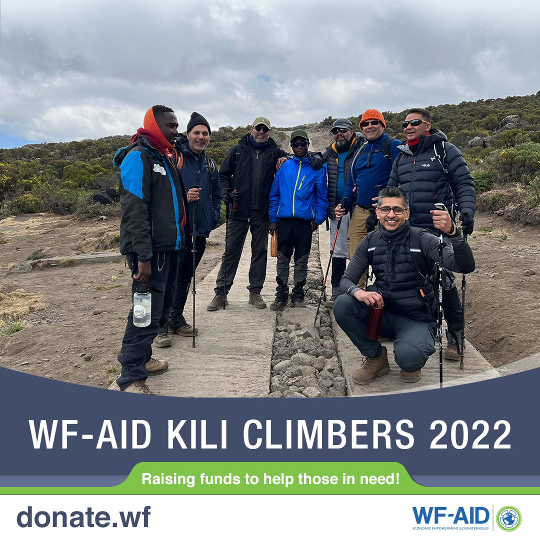 WF-AID Kili Climb 2022 - A Roaring Success - WF AID